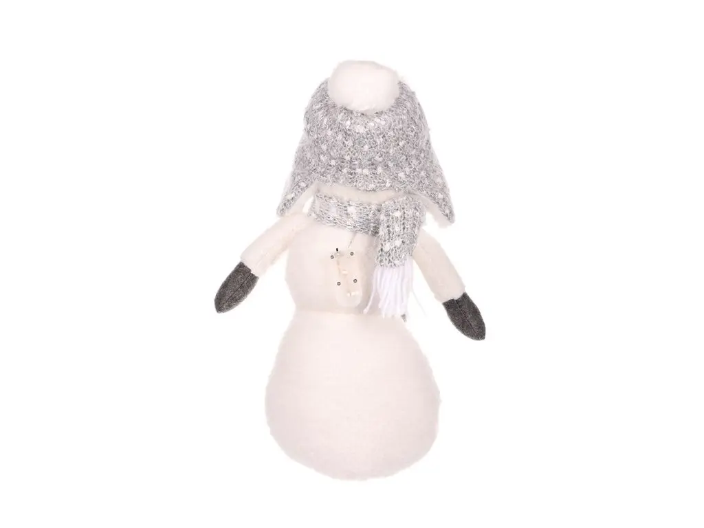 Sněhulák - látková figurka, hvězdičky s LED osvětlením - náhled 3