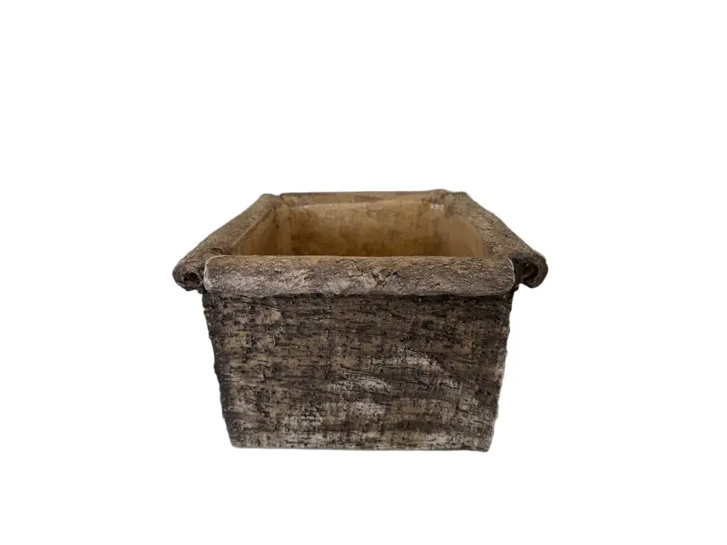 Keramický květináč hranatý