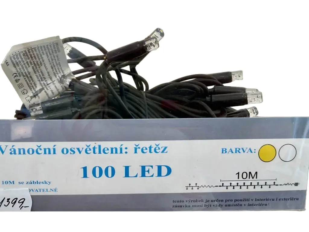 Světelný řetěz 100 LED 10 m